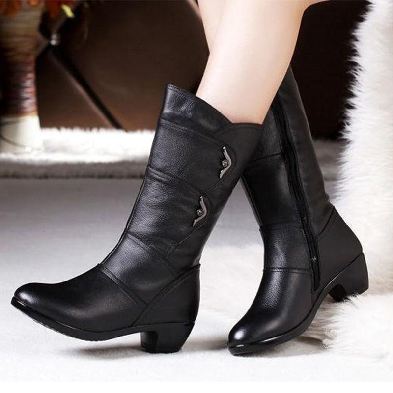 Eloise |  High Boots mit Reißverschluss
